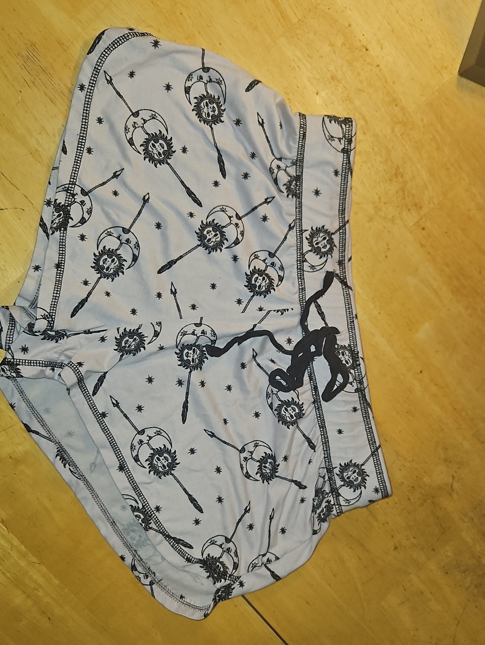 Rhapsody Pale Pink Moon & Star Lounge Shorts